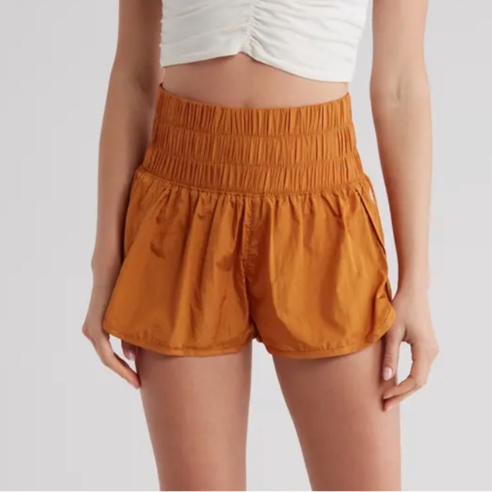 FP Movement by Free People The Way Home Shorts in Toasted Coconut.